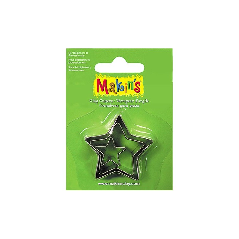 Set 3 cortadores estrellas