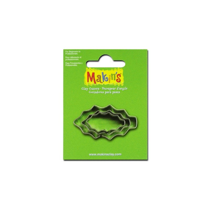 Set 3 cortadores acebo