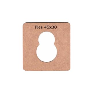 Plantilla termoformas para pies 45x30