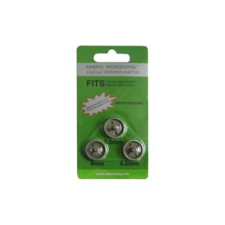 Set 3 adaptadores de 3.5, 4 y 4.5 mm. para extrusora profesional