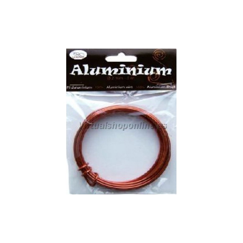 Hilo de aluminio color Cobre