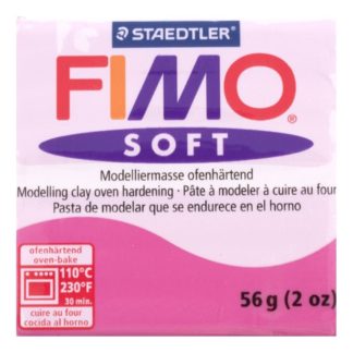 Pastilla FIMO SOFT color Rosa, 56gr.