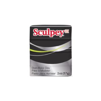 Pastilla Sculpey color Negro, 56gr.