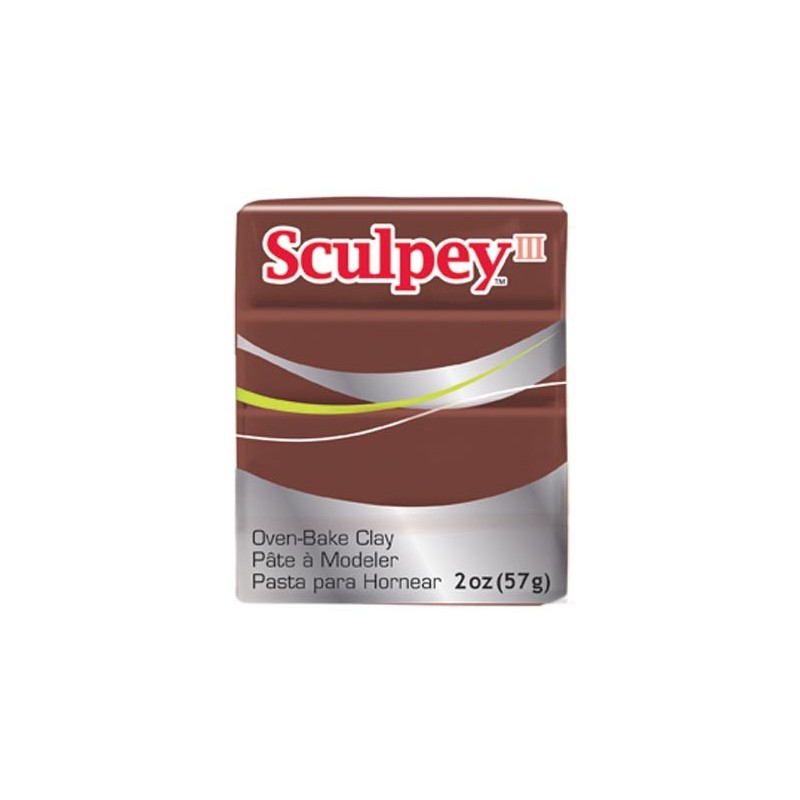 Pastilla Sculpey color Chocolate, 56gr.