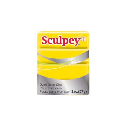 Pastilla Sculpey color Amarillo, 56gr.