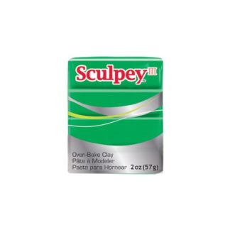 Pastilla Sculpey color Esmeralda, 56gr.