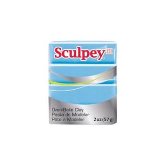 Pastilla Sculpey, color Azul perlado, 56gr.