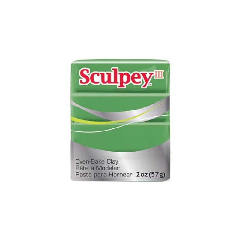 Pastilla Sculpey, color vert vainita, 56gr.