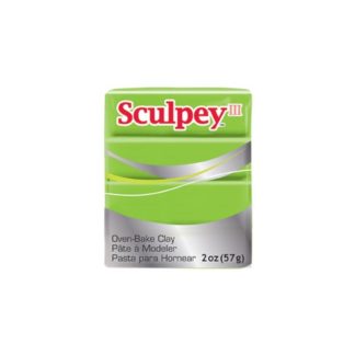 Pastilla Sculpey, color verde manzana, 56gr.
