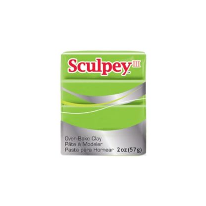 Pastilla Sculpey, color verde manzana, 56gr.