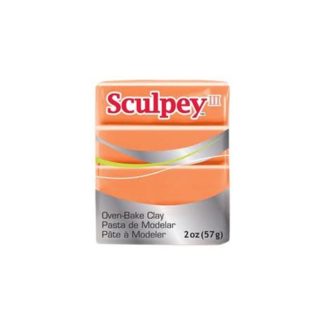 Pastilla Sculpey, color Naranja Pura, 56gr.