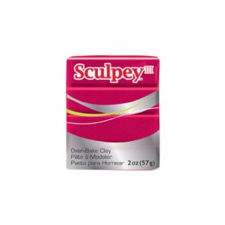 Pastilla Sculpey, color Deep Red Perlado, 56gr.