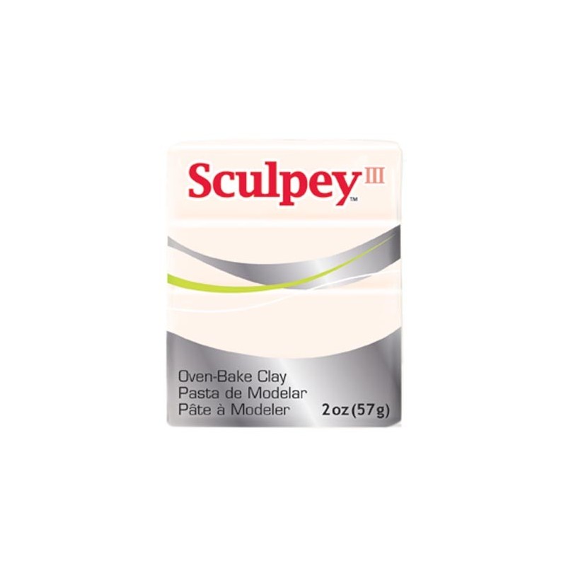 Pastilla Sculpey, color translucido, 56gr.