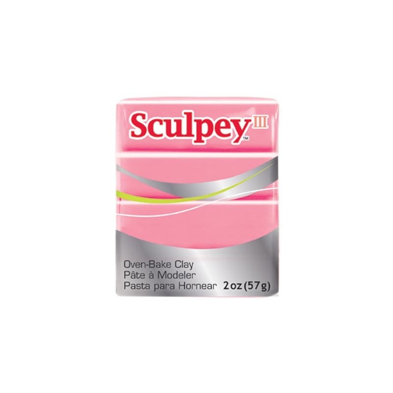 Pastilla Sculpey, color Hot Pink, 56gr.