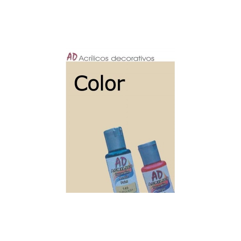 Bote pintura acrílica color Marfil, 50ml
