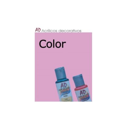 Bote pintura acrílica color Rosa, 50ml