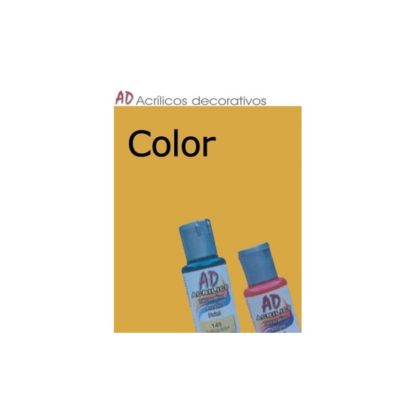 Bote pintura acrílica color Amarillo Cadmio oscuro, 50ml