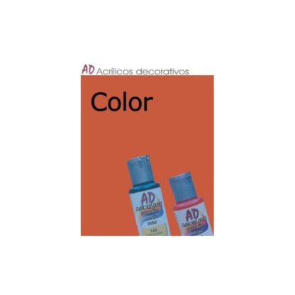 Bote pintura acrílica color Naranja , 50ml