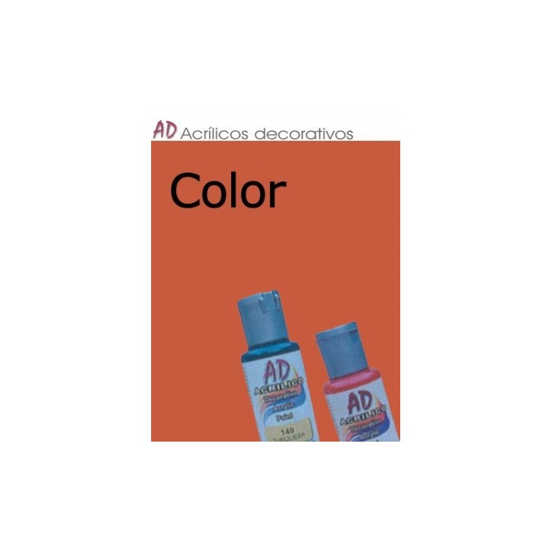 Bote pintura acrílica color Naranja , 50ml