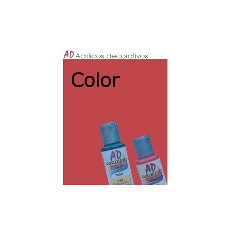 Bote pintura acrílica color Bermellon , 50ml