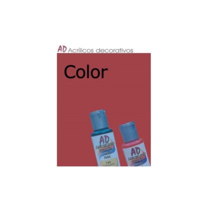 Bote pintura acrílica color Rojo oxido , 50ml