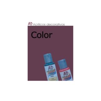 Bote pintura acrílica color borravino, 50ml