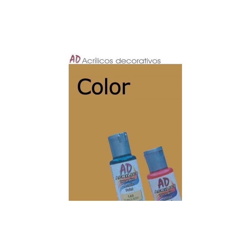 Bote pintura acrílica color Amarillo Ocre , 50ml