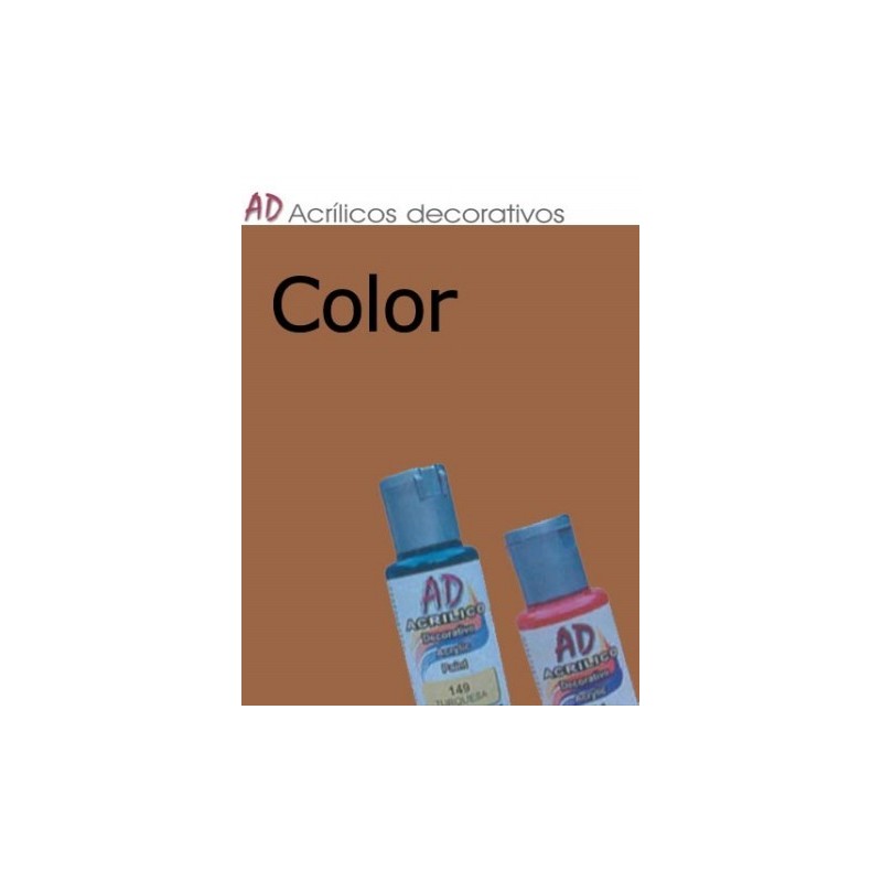 Bote pintura acrílica color Siena natural , 50ml