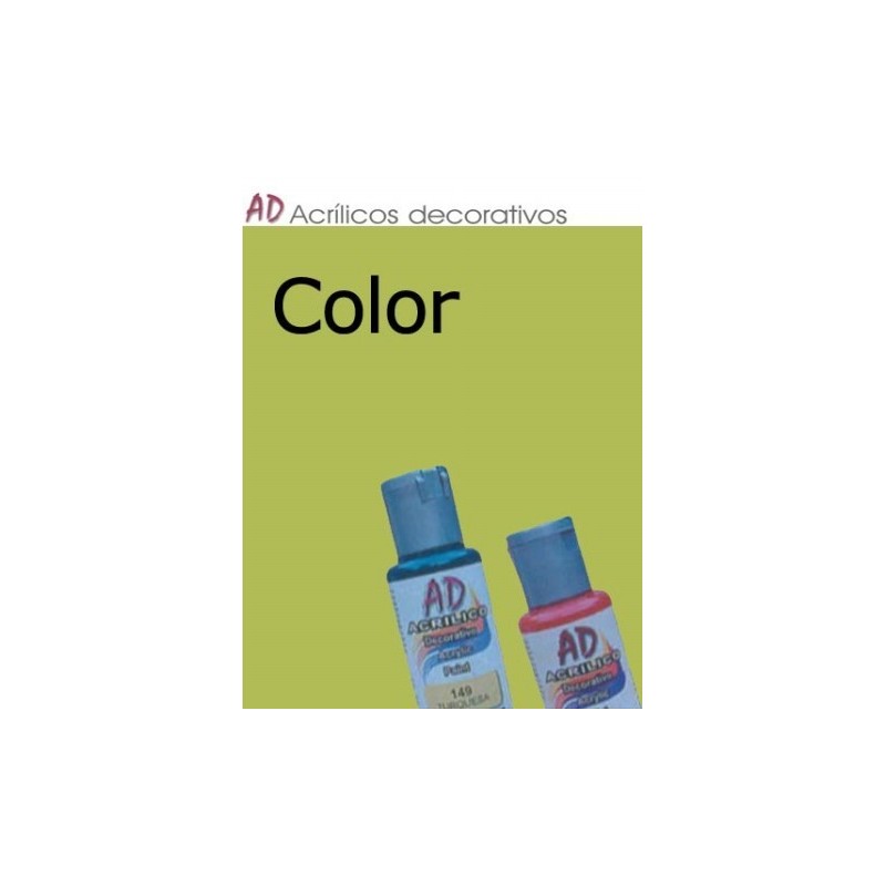 Bote pintura acrílica color Verde manzana, 50ml