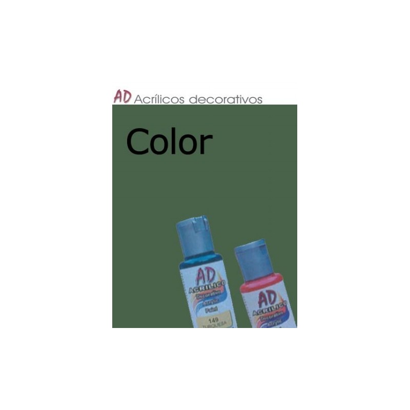 Bote pintura acrílica color Verde oxido, 50ml