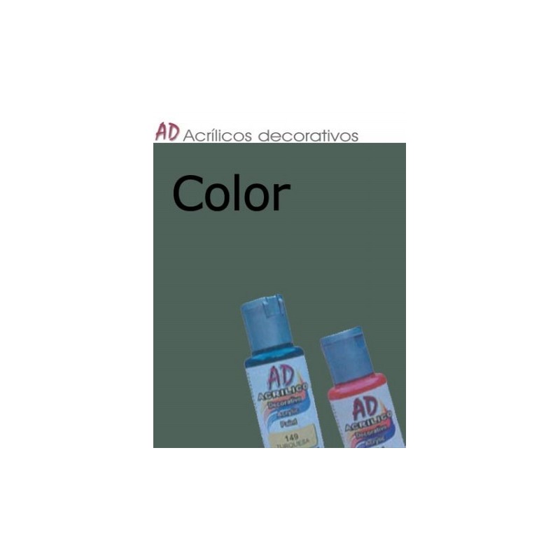 Bote pintura acrílica color Verde oliva, 50ml