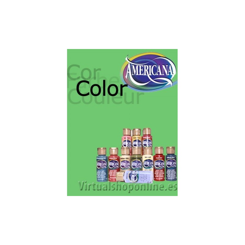 Bote pintura acrílica color Bright Green, 59 ml