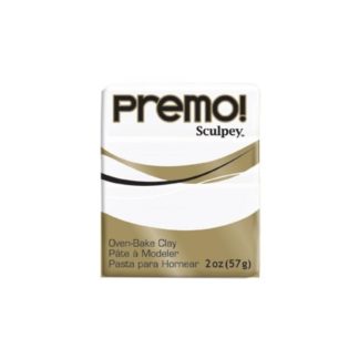 Pastilla Premo! Sculpey color Blanco titanio, 56gr.