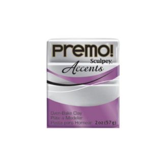 Pastilla Premo! Sculpey color plata, 56gr.