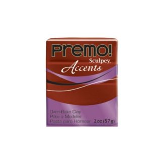 Pastilla Premo! Sculpey Accents color bronce, 56gr