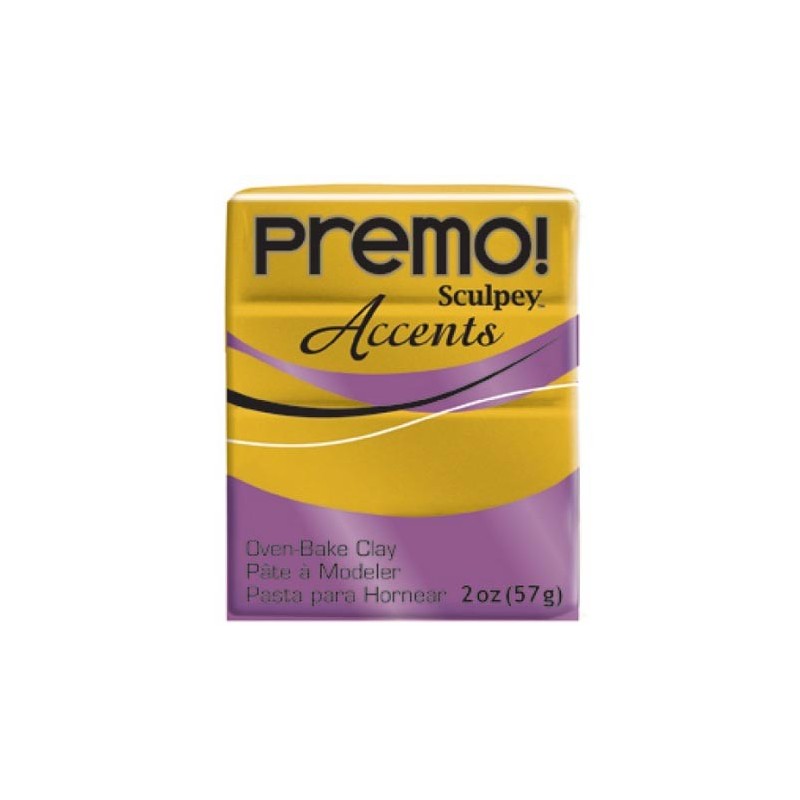 Pastilla Premo! Sculpey Accents color Oro antiguo, 56gr
