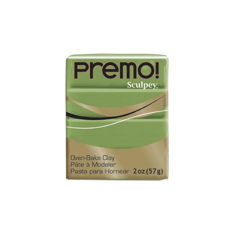 Pastilla Premo! Sculpey color oliva, 56gr.