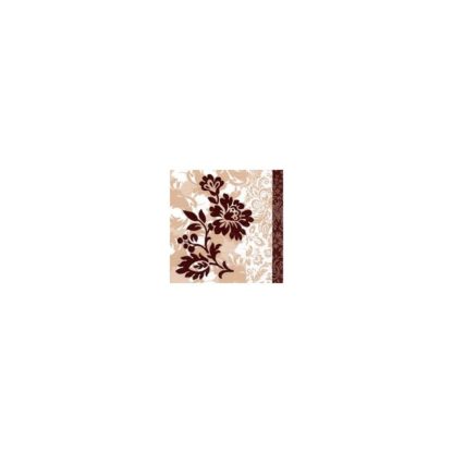 Servilleta flor marron