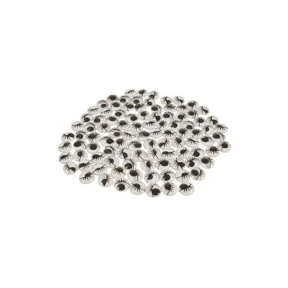 Ojos móviles con pestaña 6mm