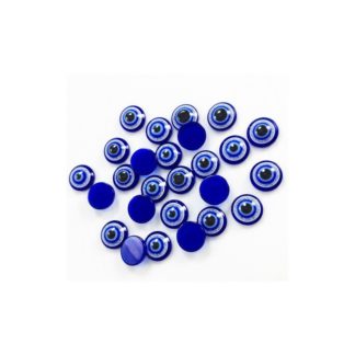 Pack 10 unidades, ojos móviles azul 8mm