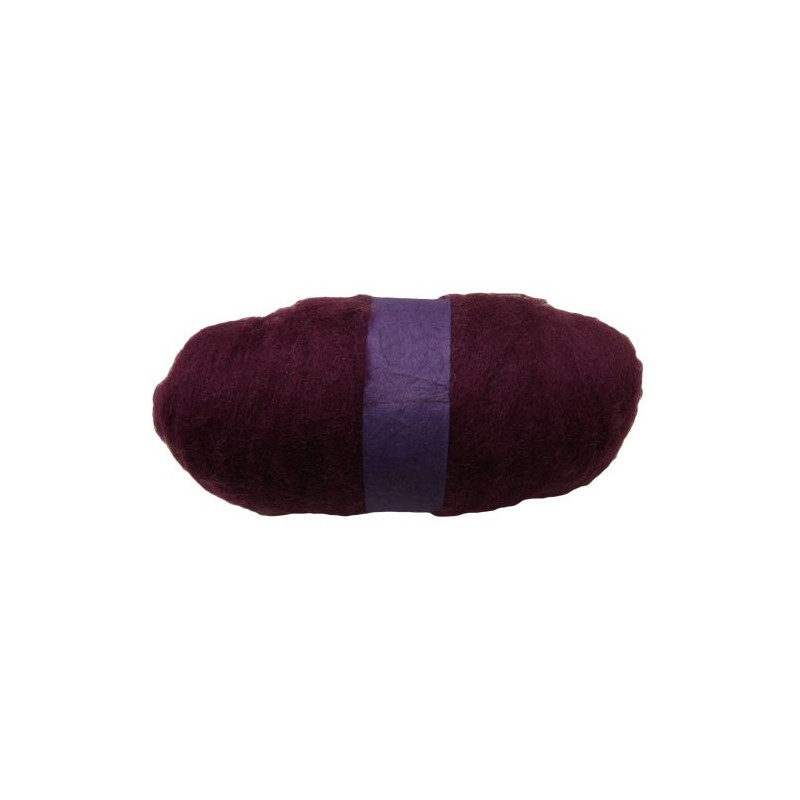 Lana de fieltro color violeta