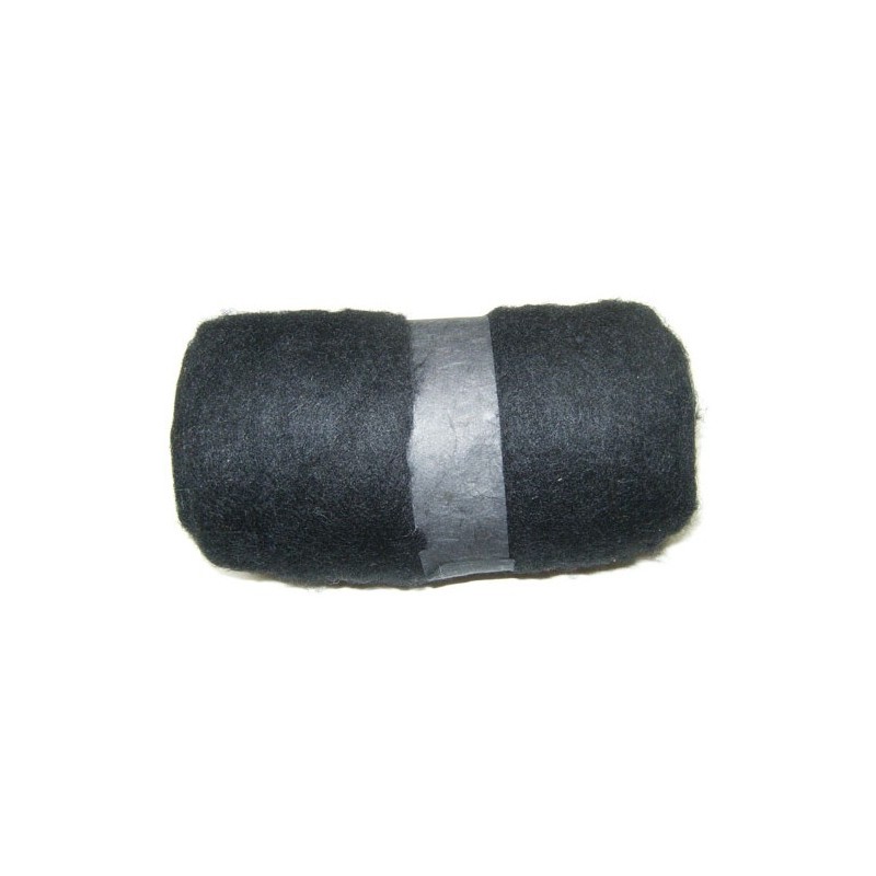 Lana de fieltro color negro
