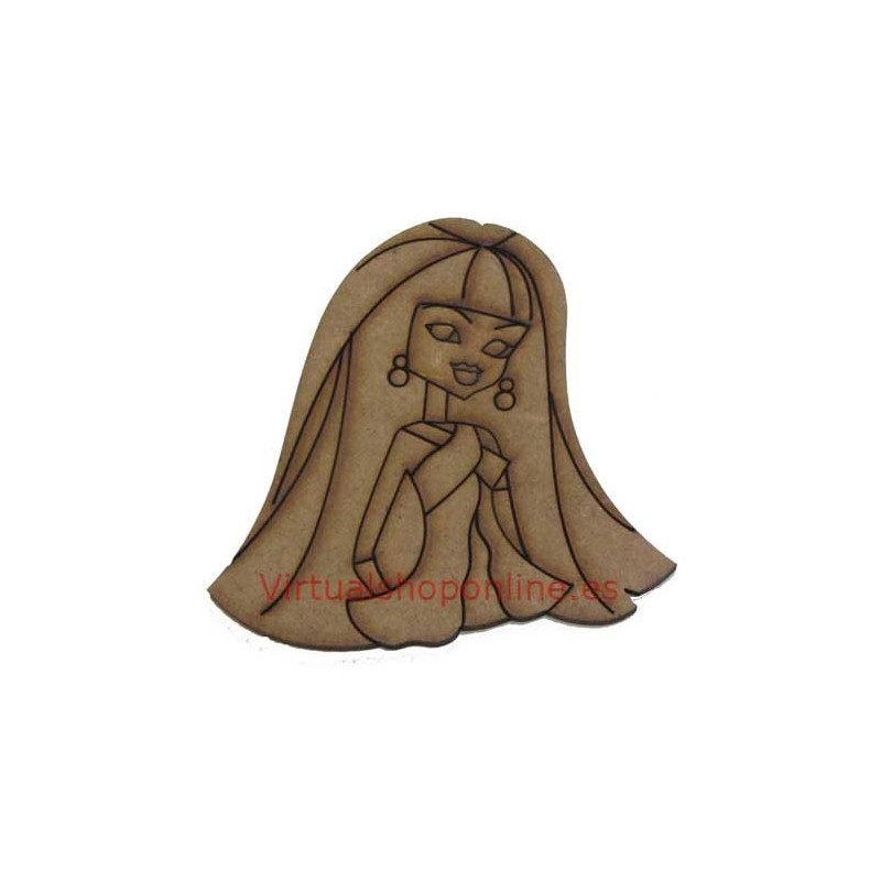 Silueta Monster High Cloe de Nile