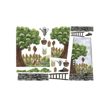 Papel arroz decorado de alta calidad, 48 x 33 cm.