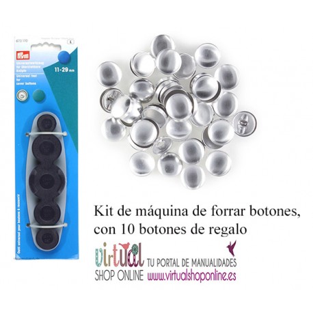 kit de forrar botones de diferentes medidas