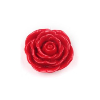 Flor rosa roja