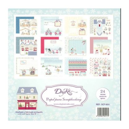 Coleccion "Dulce Navidad". 24 hojas doble cara.