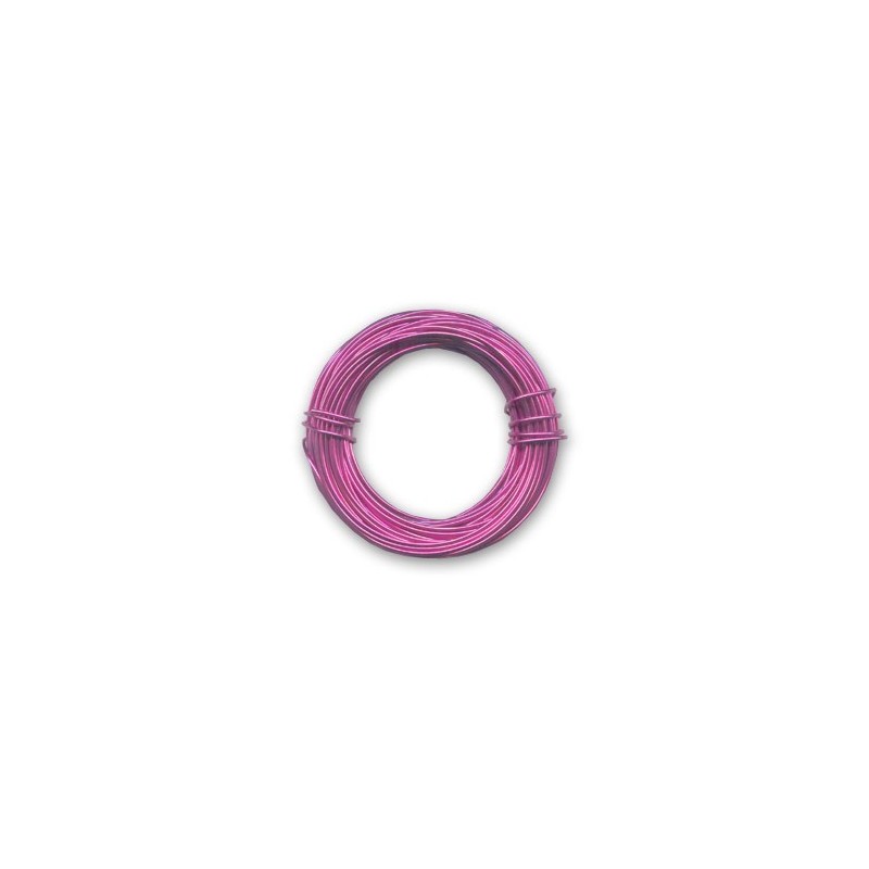 Hilo de aluminio color rosa