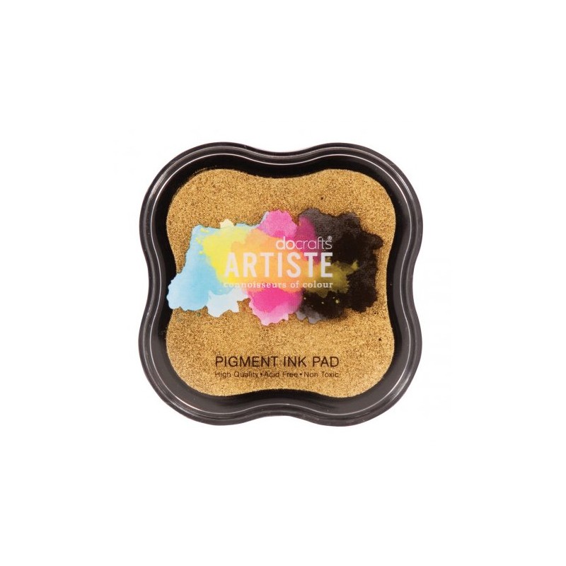 Tinta pintura ARTISTE color oro metalizado