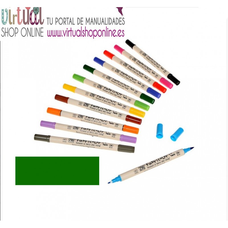 Rotulador Fabricolor, rojo